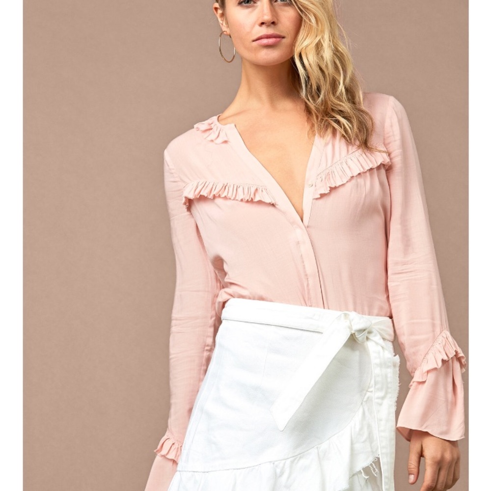 PAIGE Montel Blouse - Misty Rose